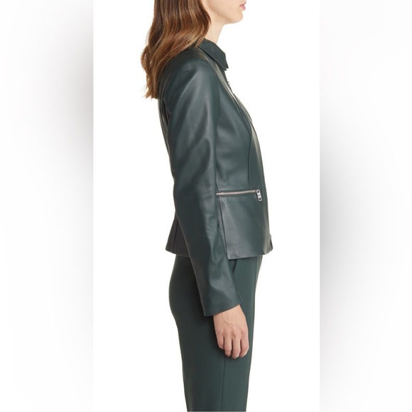 🔥🔥BOSS Salomea Leather Jacket - Picture 4 of 16